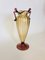 Vase aus mundgeblasenem Glas von Fratelli Toso, Murano 1930er 1
