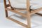 Model 2254 Sled Lounge Chair in Oak & Cane attributed to Børge Mogensen for Fredericia, Denmark, 1956 6
