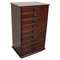 French Art Deco Mahogany Apothecary / Filing Cabinet, 1920s 1