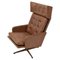 Mid-Century Leatherette Rotatable Armchair, 1960s, Image 1