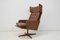 Mid-Century Leatherette Rotatable Armchair, 1960s, Image 3