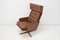 Fauteuil Rotatif Mid-Century en Similicuir, 1960s 2