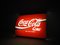 Cartel luminoso de Coca Cola vintage, años 80, Imagen 2
