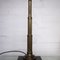 Vintage Tiered Ribbed Brass Desk Lamp with Square Base, 1970s, Image 2