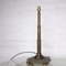 Vintage Tiered Ribbed Brass Desk Lamp with Square Base, 1970s, Image 6