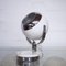 Lámpara de escritorio italiana vintage con globo ocular en blanco, años 60, Imagen 1