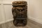 Traditional African Carved Wooden Hunting Drum 4