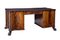 Mid-Century Swedish Carved Mahogany Desk, 1940s, Image 1