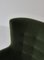 Scandinavian Modern Easy Chair in Green Mohair Velvet Fabric from Fritz Hansen, 1940s 6