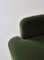 Scandinavian Modern Easy Chair in Green Mohair Velvet Fabric from Fritz Hansen, 1940s 8