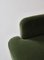 Scandinavian Modern Easy Chair in Green Mohair Velvet Fabric from Fritz Hansen, 1940s, Image 8