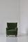 Scandinavian Modern Easy Chair in Green Mohair Velvet Fabric from Fritz Hansen, 1940s, Image 5