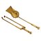 Historicism Brass Fireplace Tools, 1890s, Set of 3 5