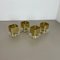 Cubic Brass and Acryl Glass Wall Sconces, Italy, 1970s, Set of 2 4