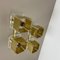 Cubic Brass and Acryl Glass Wall Sconces, Italy, 1970s, Set of 2 7