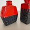 Cubic Fat Lava Pottery Vases attributed to Jopeko, Germany, 1970s, Set of 2 16