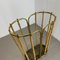 Hollywood Regency Brass and Bamboo Umbrella Stand in the style of Auböck, Austria, 1950s 12