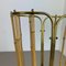 Hollywood Regency Brass and Bamboo Umbrella Stand in the style of Auböck, Austria, 1950s 6