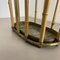 Hollywood Regency Brass and Bamboo Umbrella Stand in the style of Auböck, Austria, 1950s 14