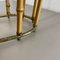 Hollywood Regency Brass and Bamboo Umbrella Stand in the style of Auböck, Austria, 1950s 20