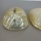 Murano Gold Flake Ice Glass Wall Sconces, Germany, 1980s, Set of 2 6