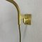 Minimalist Adjustable Counter Weight Wall Light in Brass, Italy, 1960s 10