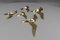 Mid-Century Modern Brass Bird Wall-Mounted Figures, 1970s, Set of 5 8