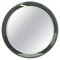 Round Double Beveled Mirror attributed to Metalvetro, Italy, 1970s 1