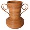 Vase aus Bambus & Rattan von Vivai del Sud, Italien, 1970er 1