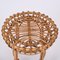 Round Rattan and Bamboo Ottoman or Stool by Franco Albini, Italy, 1960s 16