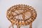 Round Rattan and Bamboo Ottoman or Stool by Franco Albini, Italy, 1960s, Image 15