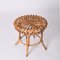 Round Rattan and Bamboo Ottoman or Stool by Franco Albini, Italy, 1960s, Image 10