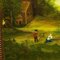 Biedermeier Künstler, Flusslandschaft, 1800er, Öl auf Leinwand, Gerahmt 5