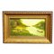 Biedermeier Artist, River Landscape, 1800s, Oil on Canvas, Framed 2