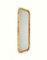 Espejo de pared italiano Mid-Century rectangular de bambú y ratán, años 60, Imagen 2