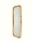 Espejo de pared italiano Mid-Century rectangular de bambú y ratán, años 60, Imagen 5