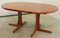 Danish Round Extendable Dining Table from Fynslund 7