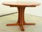 Danish Round Extendable Dining Table from Fynslund, Image 1