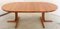 Danish Round Extendable Dining Table from Fynslund, Image 11