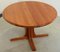 Danish Round Extendable Dining Table from Fynslund 2