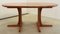 Danish Round Extendable Dining Table from Fynslund 6