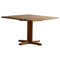 Danish Square Dining Room Table in Pine, 1970s, Image 1