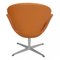 Swan Chair in Cognac Nevada Aniline Leather by Arne Jacobsen for Fritz Hansen 3