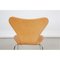 Vintage Stühle aus patiniertem cognacfarbenem Leder von Arne Jacobsen für Fritz Hansen, 1990er, 7 Set 25