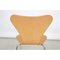 Sedie vintage in pelle color cognac patinata di Arne Jacobsen per Fritz Hansen, anni '90, set di 7, Immagine 15