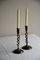 Open Barley Twisted Candlesticks in Brass, Set of 2 8