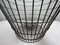 Vintage Industrial Storage Wire Baskets in Galvanized Iron, Set of 2 10