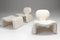 Djinn Easy Chairs and Ottoman by Olivier Mourgue for Airborne, 1960, Set of 3 3