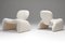 Djinn Easy Chairs and Ottoman by Olivier Mourgue for Airborne, 1960, Set of 3 6