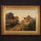 Artista francese, Paesaggio, 1899, Olio su tela, Immagine 1
